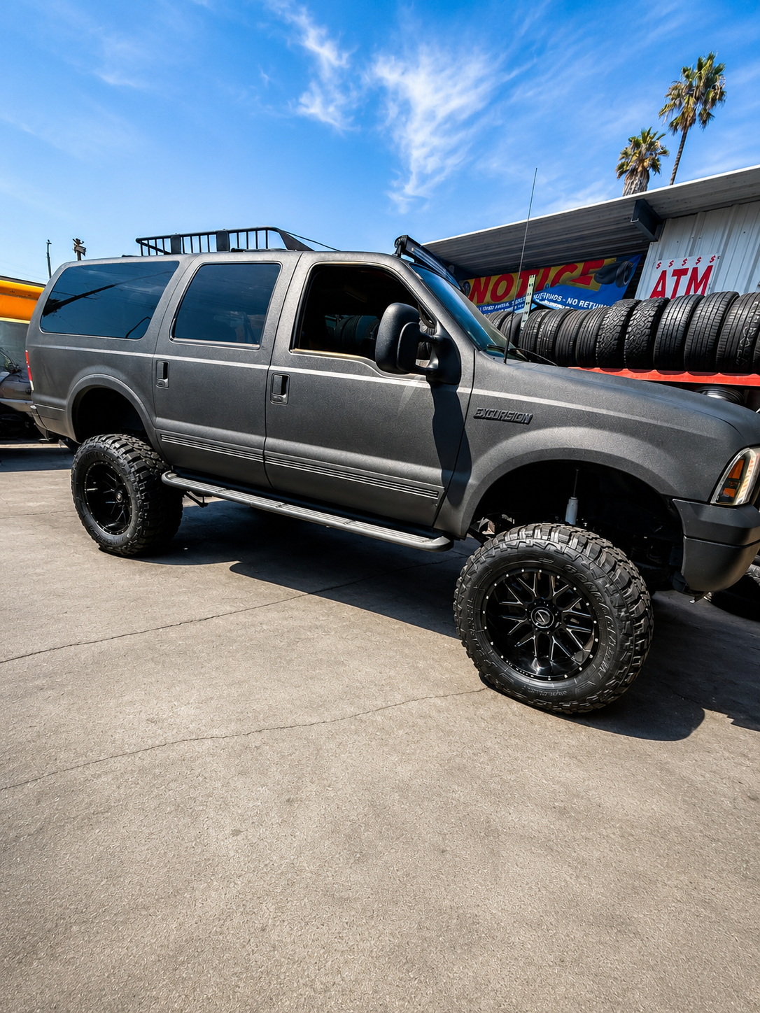 Black Truck at the shop.